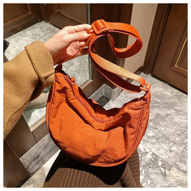Casual Nylon Crossbody Bag for Women Large Capacity - Smarsty