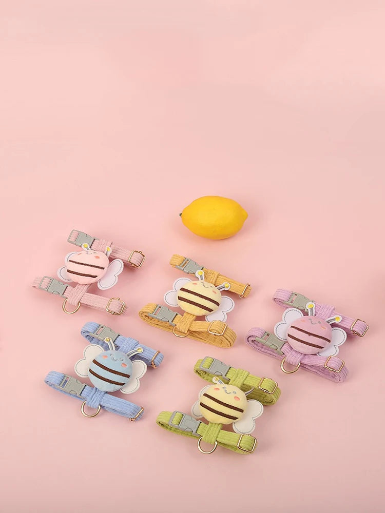 Adjustable Cat Dog Harness and Leash Set for Small Dogs - Smarsty