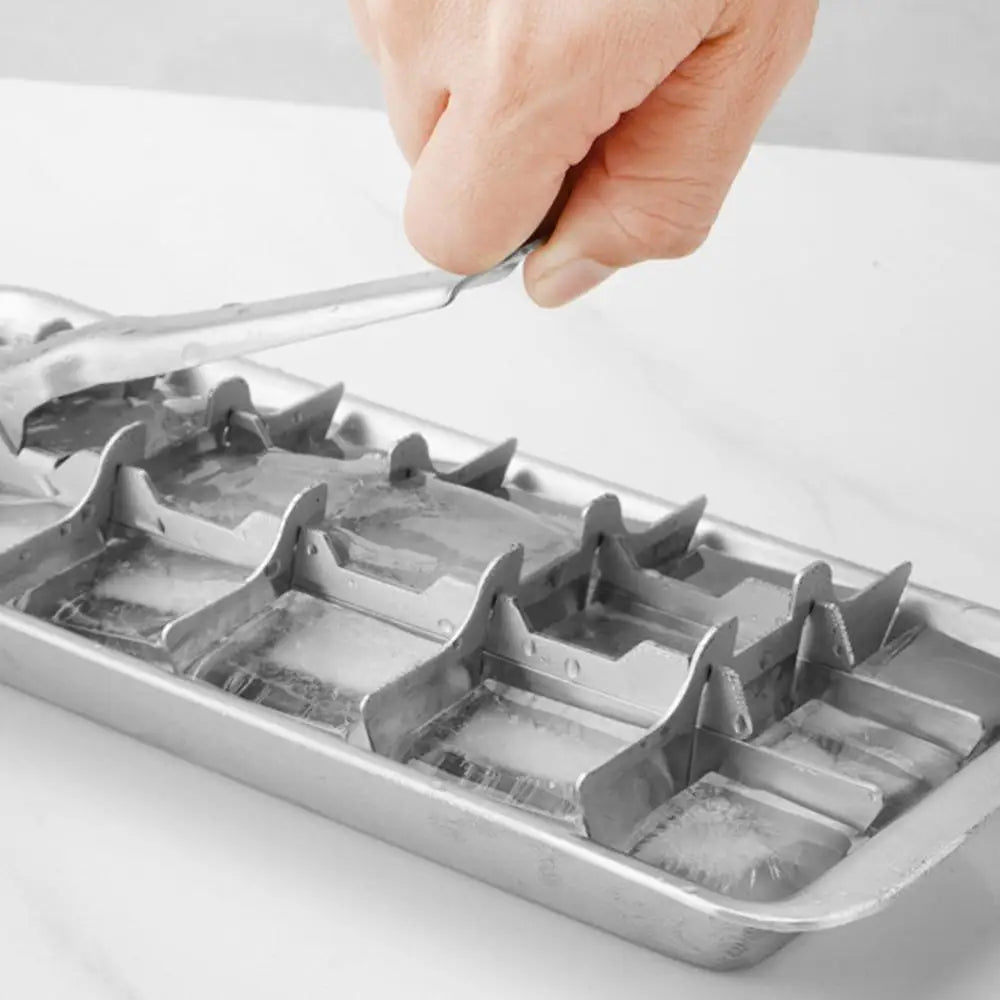 Stainless Steel Ice Cube Tray for Efficient Drink Cooling - Smarsty