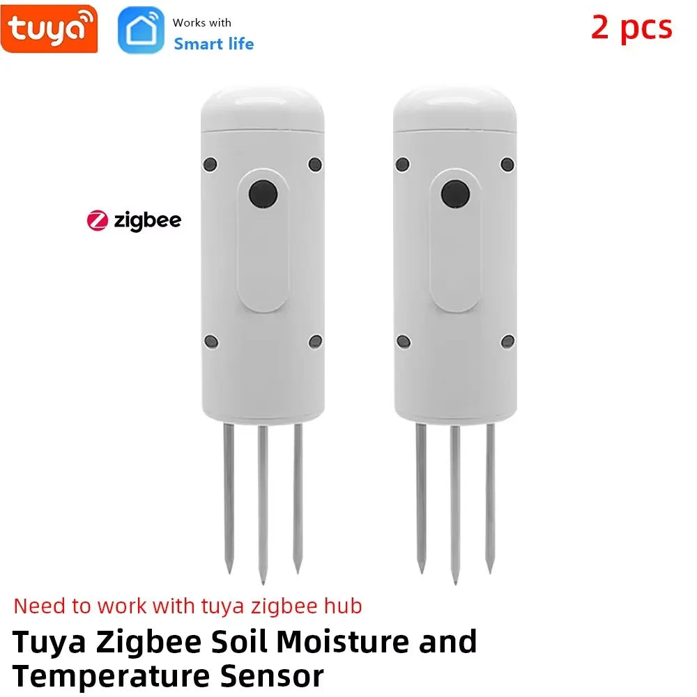 Tuya Zigbee Soil Moisture Sensor and Water Valve System - Smarsty