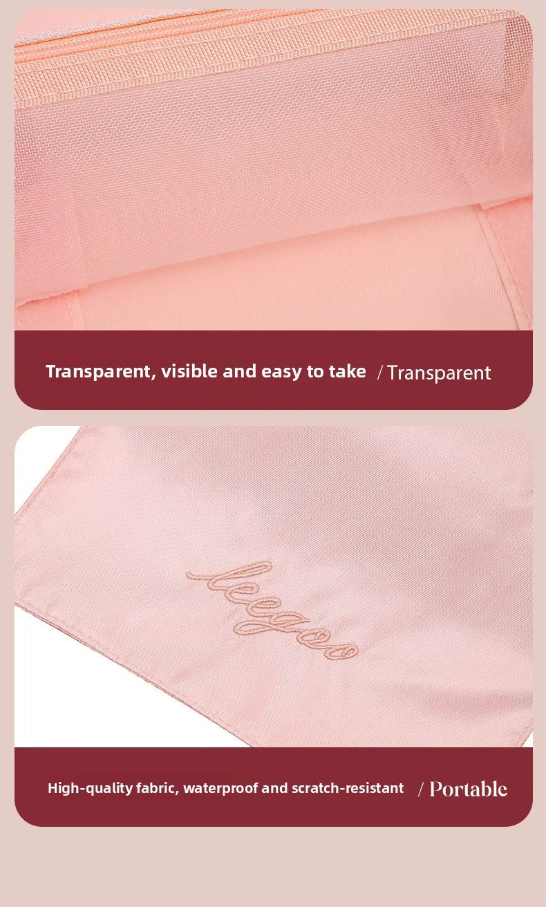 Transparent Cosmetic Bag Travel Organizer For On The Go - Smarsty