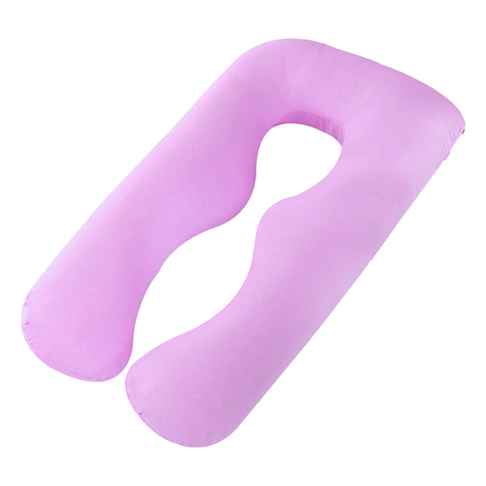 Multifunction Maternity Pillow Case Pure Cotton Cover U-Type for Pregnancy Women