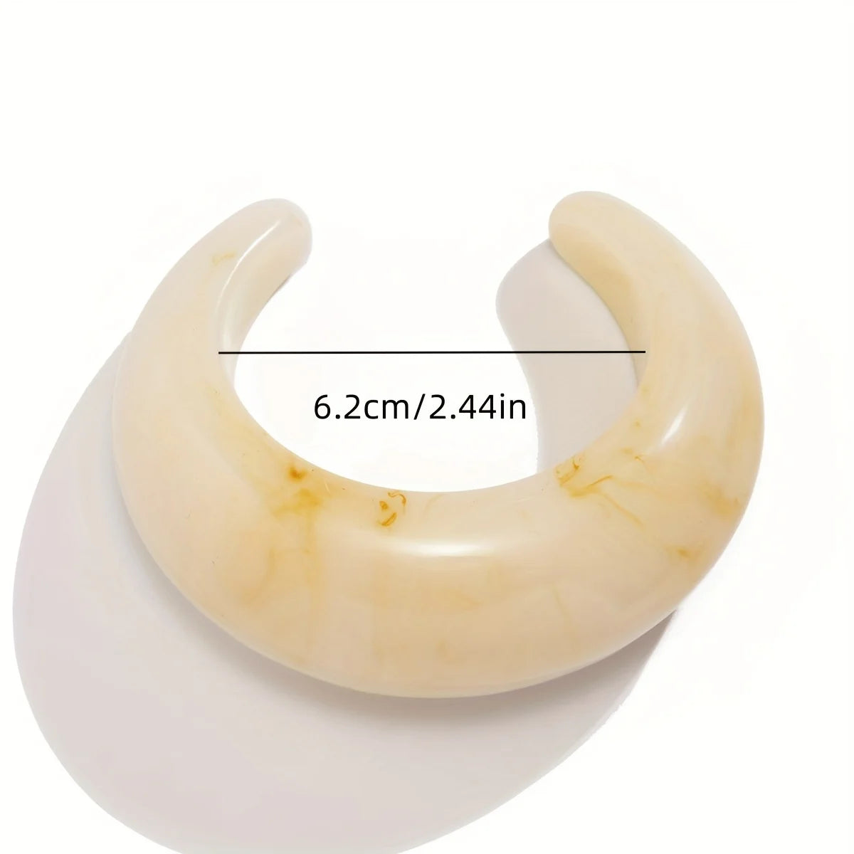 Vintage Punk Resin Acrylic Bangle Bracelets for Unisex - Smarsty