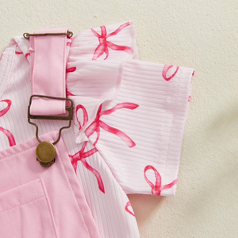 Adorable Toddler Girl Floral Print Sleeveless Romper and Ruffle Skirt Set for Summer Vacation Beach Outing