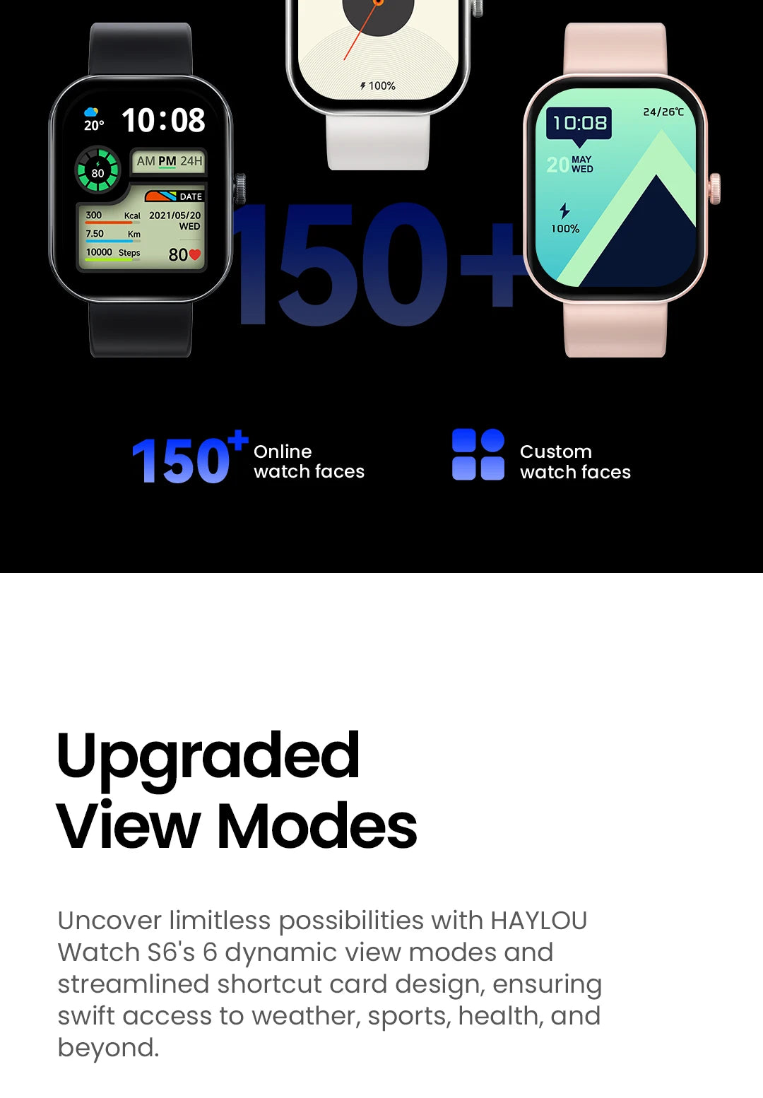Haylou S6 Voice Calling Smart Watch for Health Monitoring - Smarsty