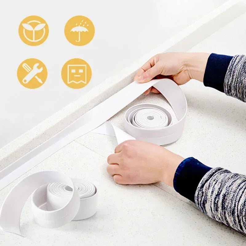 Waterproof Adhesive Sealing Tape for Bathrooms and Kitchens - Smarsty