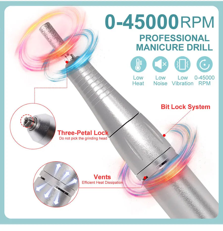 Professional Electric Nail Drill Machine for Manicure - Smarsty