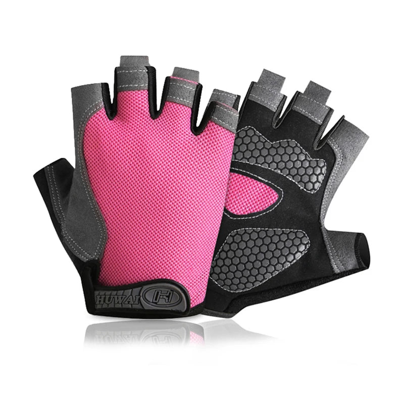 Breathable Anti Slip Half Finger Cycling Gloves for Men and Women - Smarsty