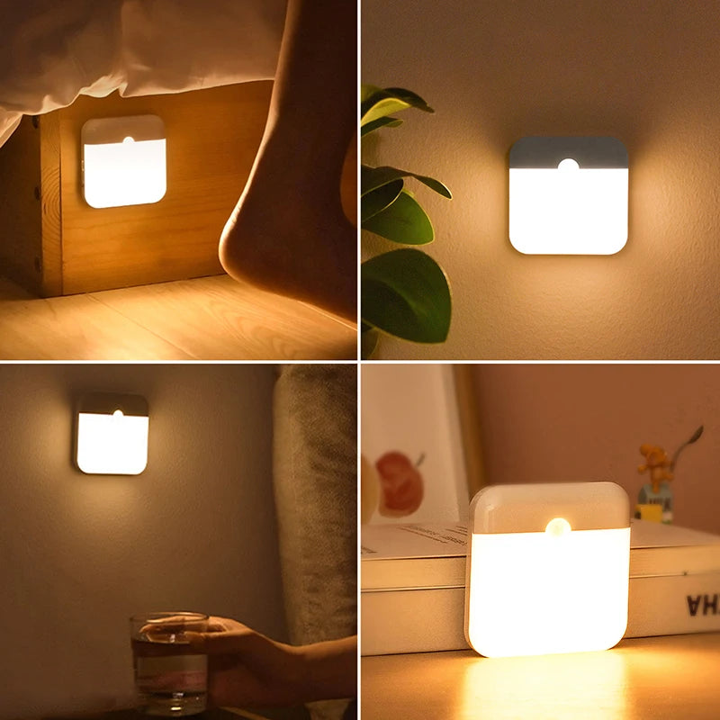 LED Wireless Motion Sensor Night Light for Easy Navigation - Smarsty