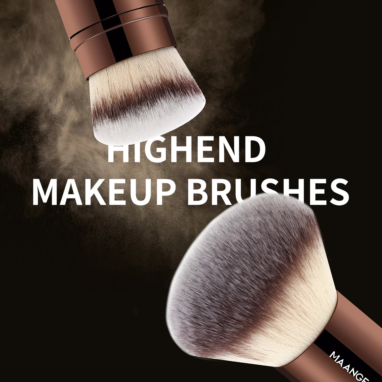 MAANGE Double Head Makeup Brush Set for Flawless Application - Smarsty