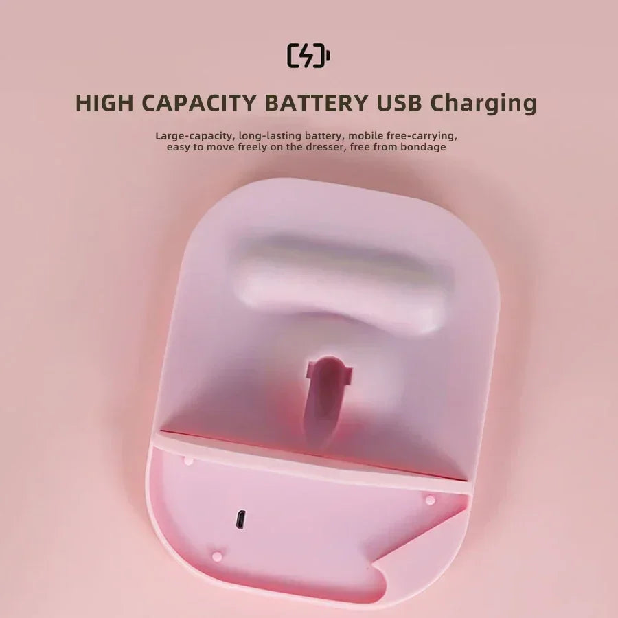 LED Vanity Mirror with Adjustable Three-Color Light - Smarsty