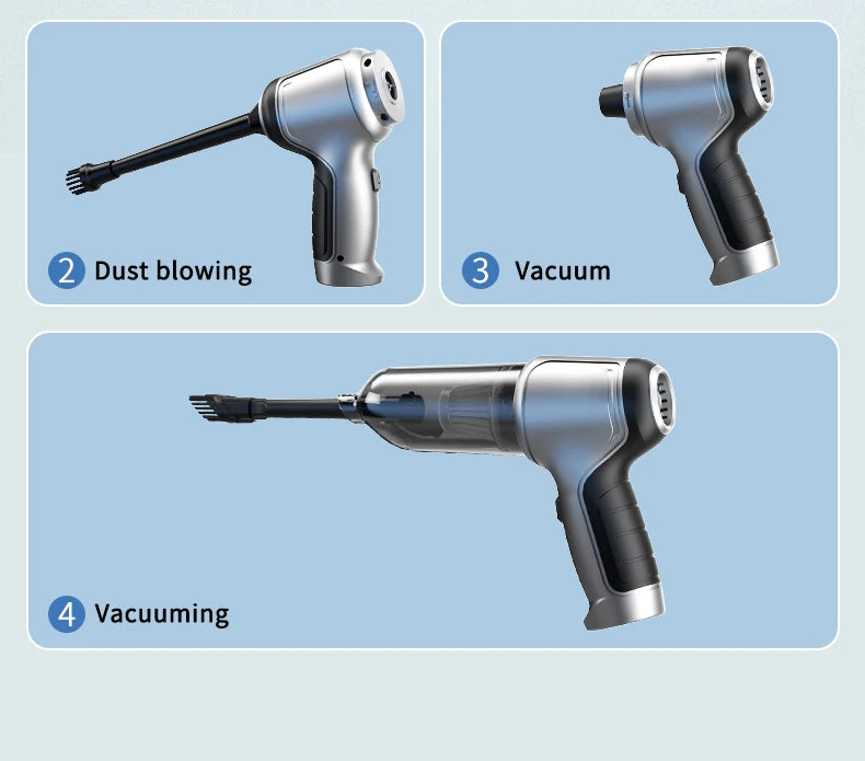 Cordless Car Vacuum Cleaner With Strong Suction Power - Smarsty
