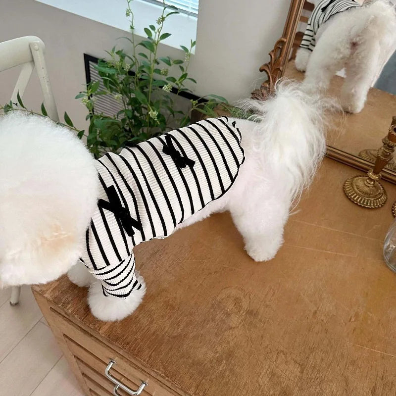 Luxury Dog Dress With Bow Lace For Summer - Smarsty