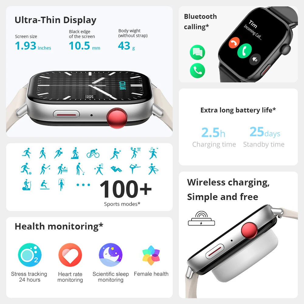 COLMI C8 Max Smart Watch With Voice Calling Feature - Smarsty