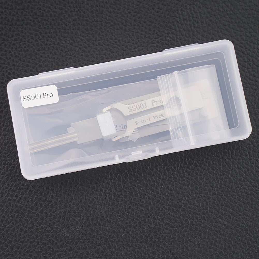 2-in-1 Stainless Steel Key Decoder Portable Precision Hook And Pickup Hand Tool O-ring Pickup Kit Maintenance Repair Kit