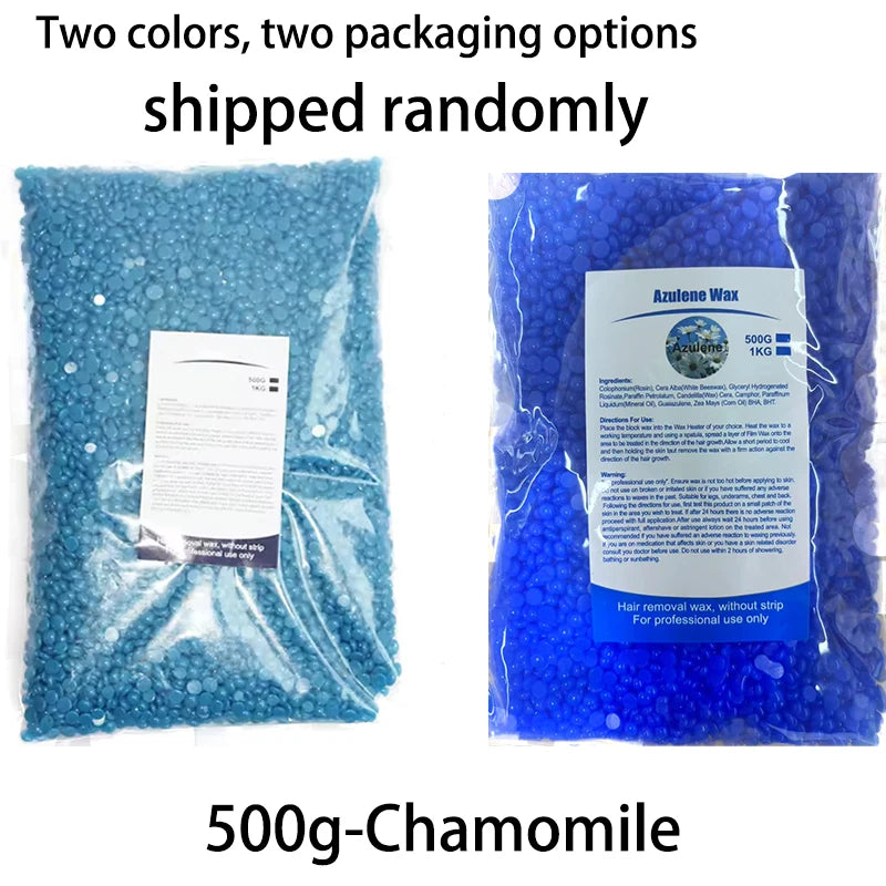 500g/200g/50g Hard Wax Beans for Hair Removal Body European Brazilian Pearl for Wax Warmer Waxing Beans for Wax Heater Machine - Smarsty
