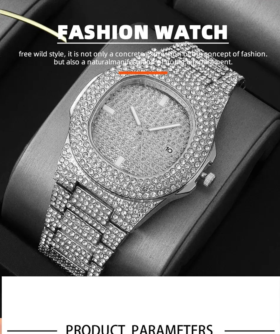 Luxury Men's Stainless Steel Sports Watch with Luminous Feature - Smarsty