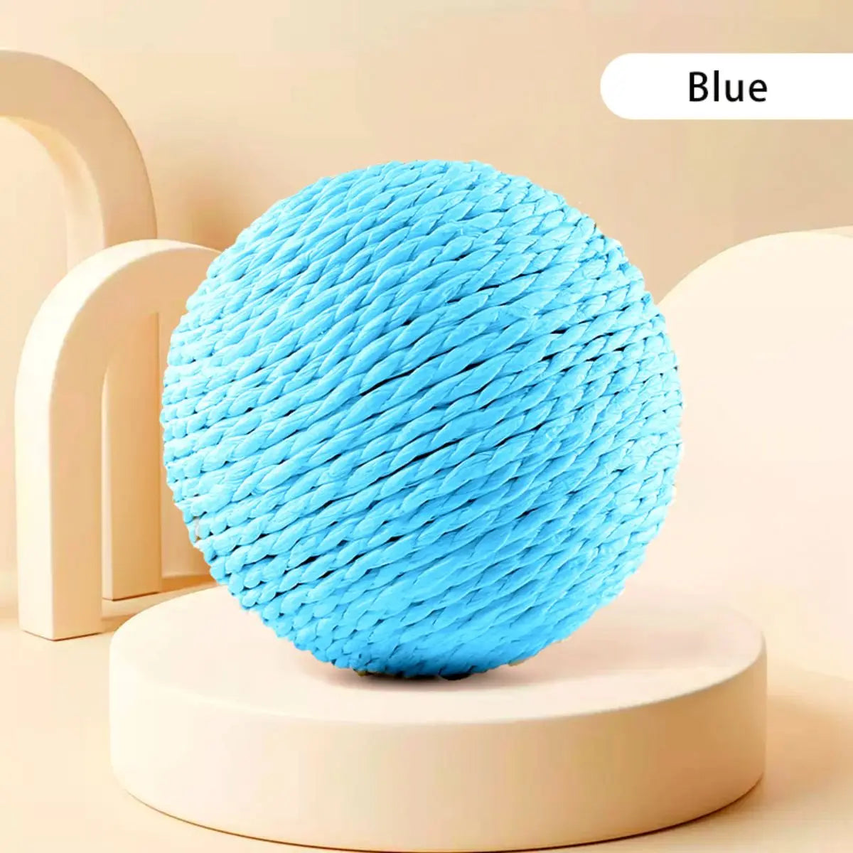 Interactive Sisal Cat Scratching Ball Toy for Dental Care - Smarsty
