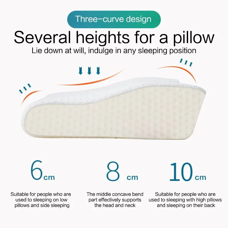 Memory Foam Neck Pillow for Comfortable Sleep - Smarsty