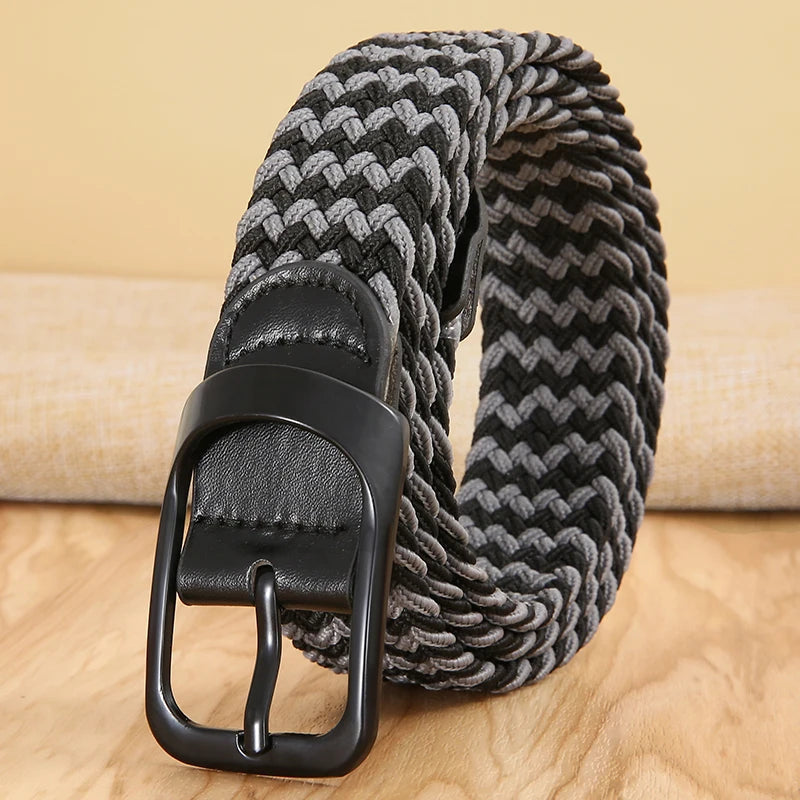 Elastic Stretch Canvas Belt for Men and Women Comfortable Fit - Smarsty