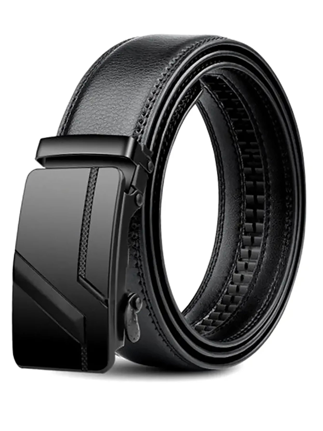 Mens PU Leather Automatic Buckle Belt High Quality - Smarsty