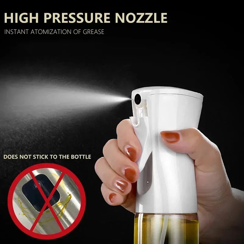 200/300/500mlOil Spray Plastic Household Kitchen Oil Spray Bottle Nebulizing Mist Filling Cooking Dual Use BBQ Camping Dispenser by Smarsty