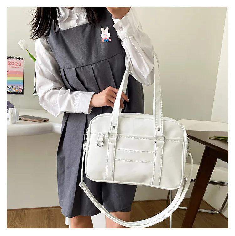 Japanese Style JK Bag Women PU Leather Crossbody Bag - Smarsty