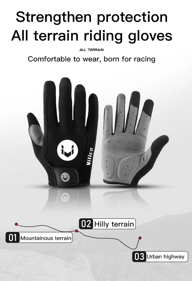 Breathable Cycling Gloves Anti Shock MTB Gloves - Smarsty