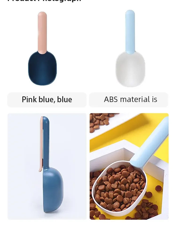 Multifunctional Dog Food Scoop With Sealing Clip - Smarsty