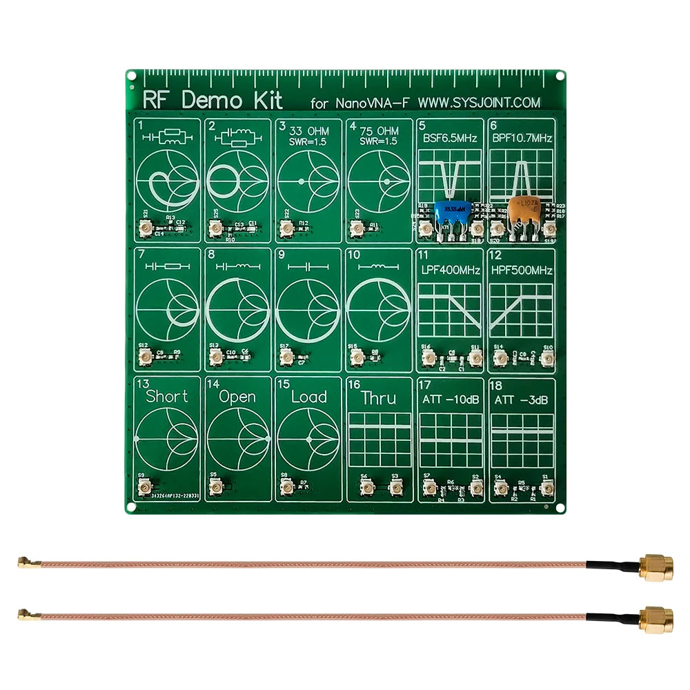 RF Test Board Demo Kit with 18 Functional Modules - Smarsty