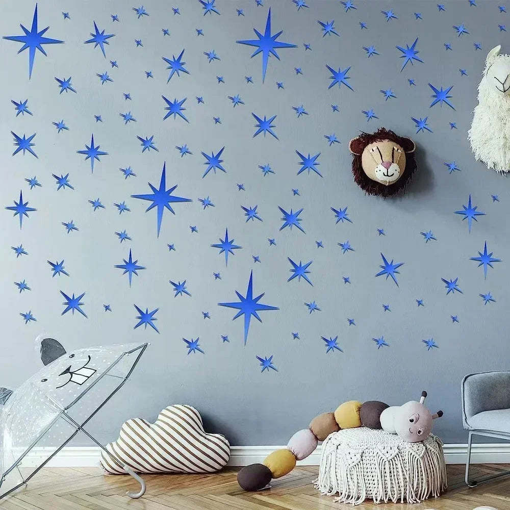 Star Mirror Wall Stickers for Stunning Home Decor - Smarsty