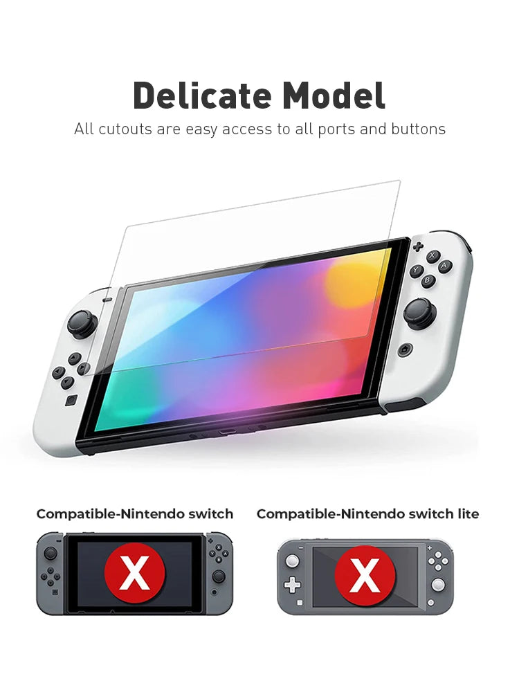 Data Frog Nintendo Switch OLED Carry Case and Screen Protector - Smarsty