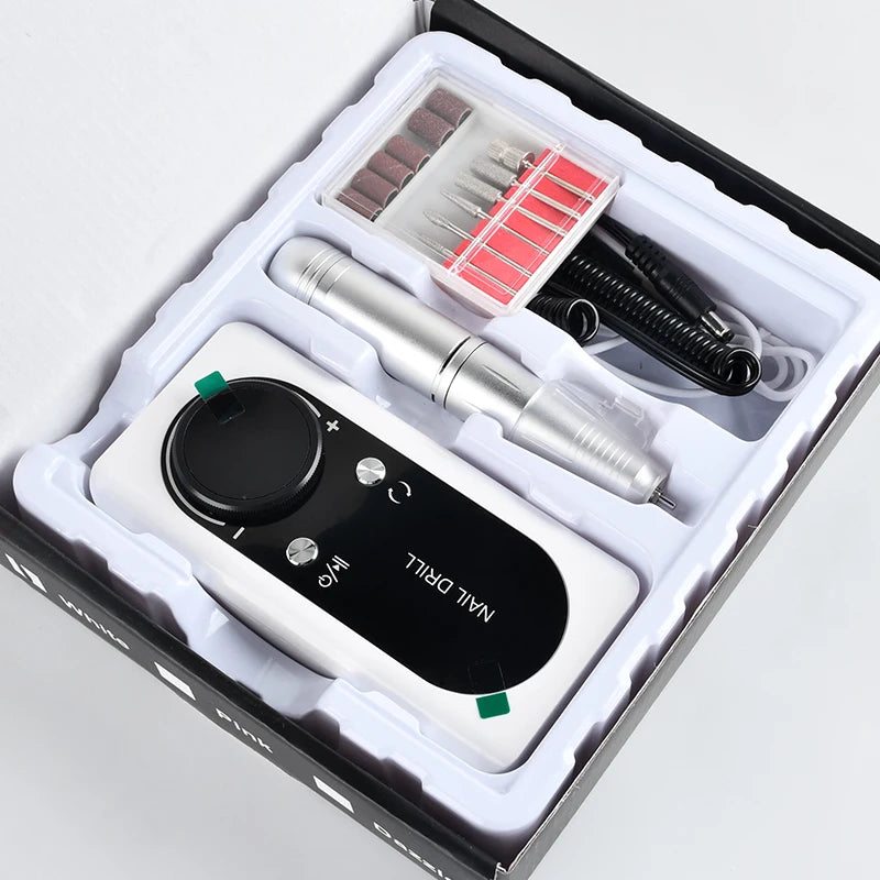 Rechargeable Electric Nail Drill Machine with High Speed - Smarsty