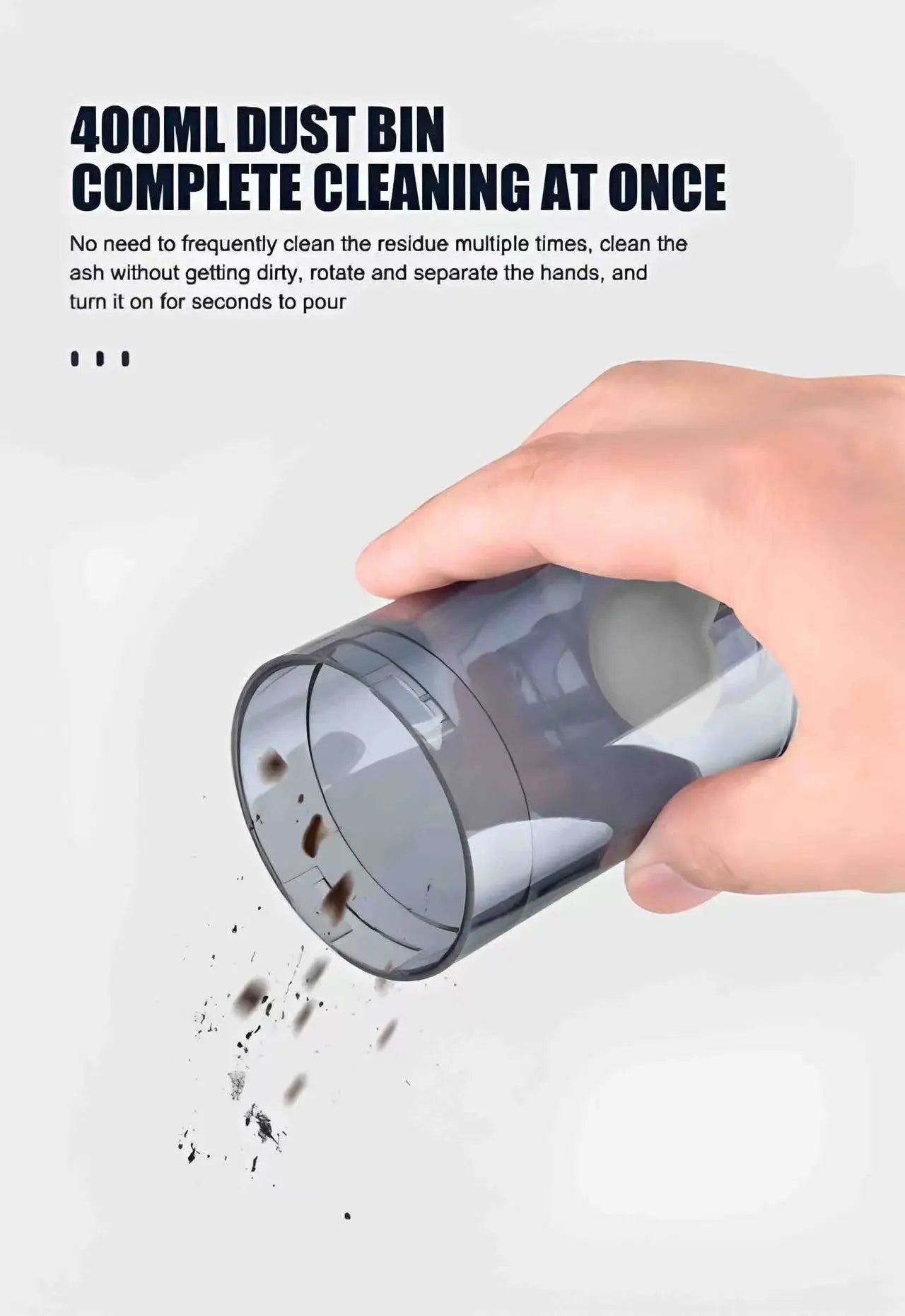 USB Charging Car Vacuum Cleaner High Power Auto Cleaning - Smarsty