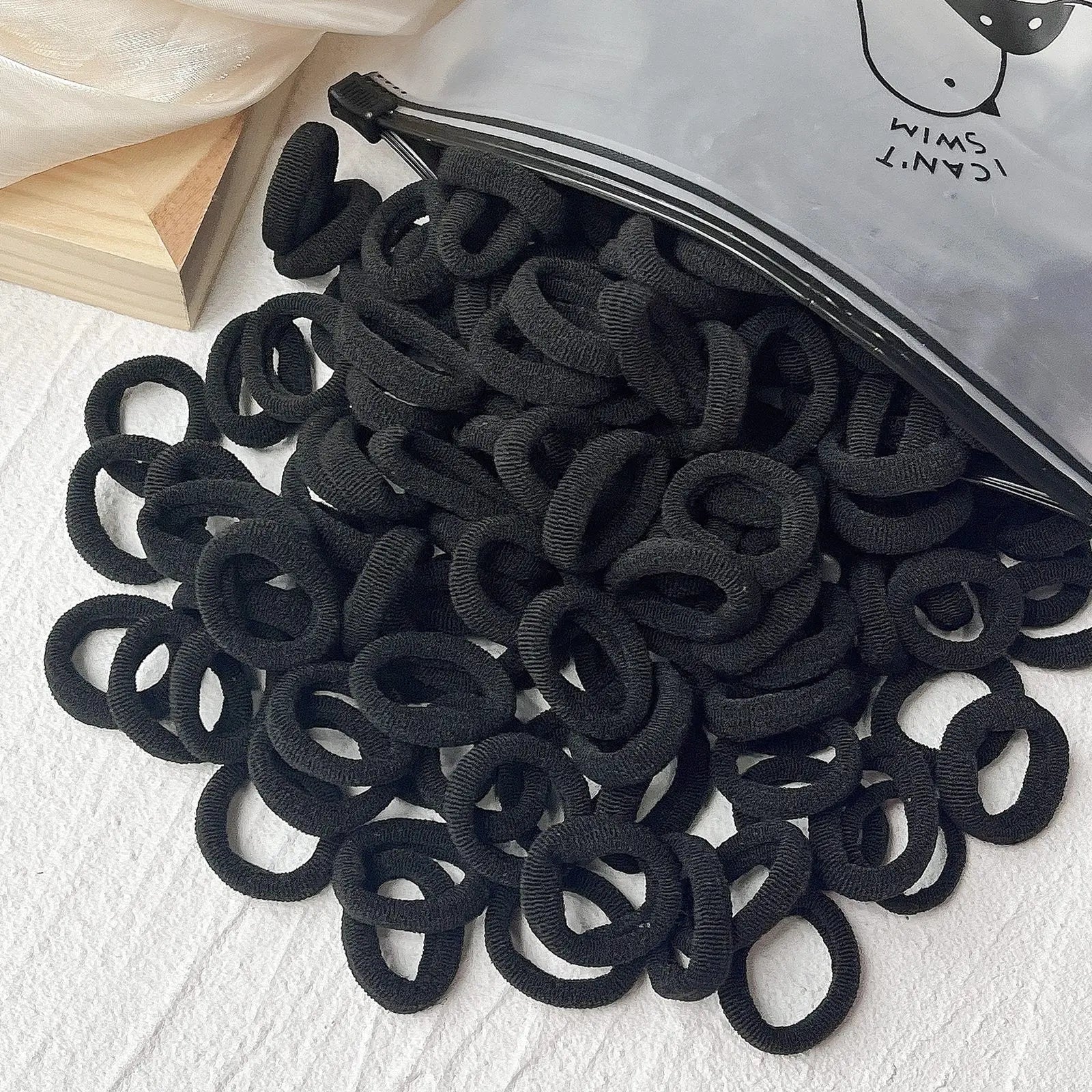 Kids Colorful Elastic Hair Bands Soft Non Slip Scrunchies - Smarsty