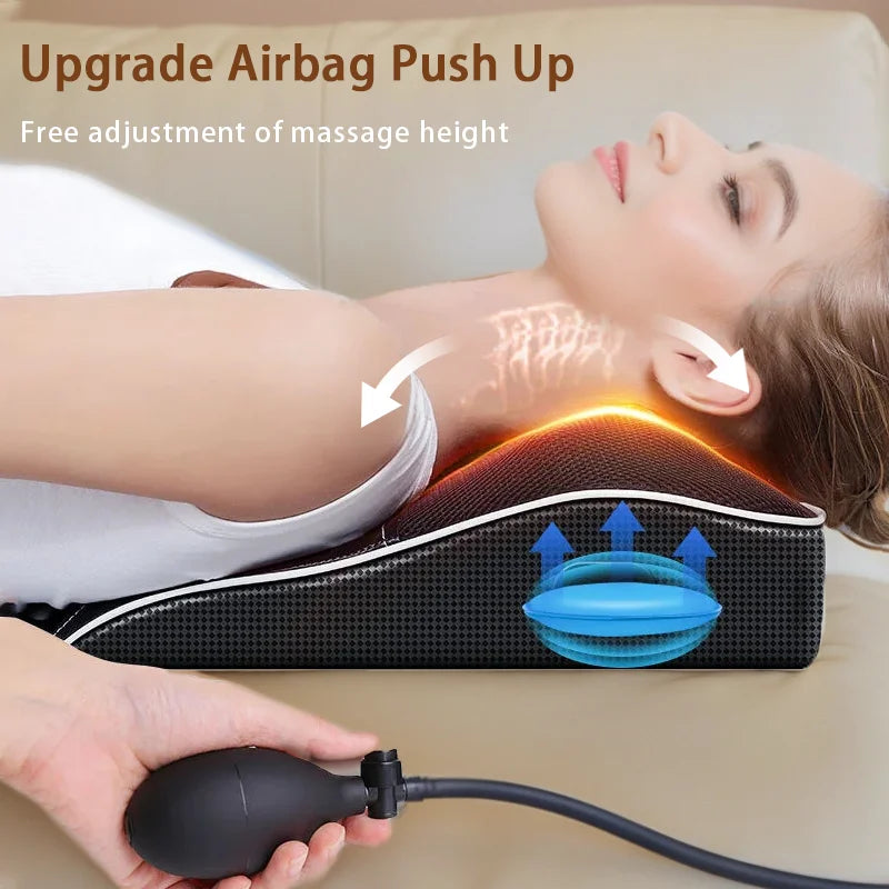 Electric Shiatsu Neck and Back Massager with Heating - Smarsty