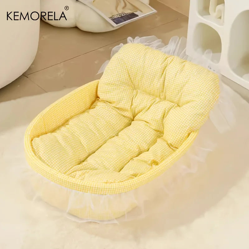 KEMORELA Washable Cat Sofa Bed with Removable Cover - Smarsty