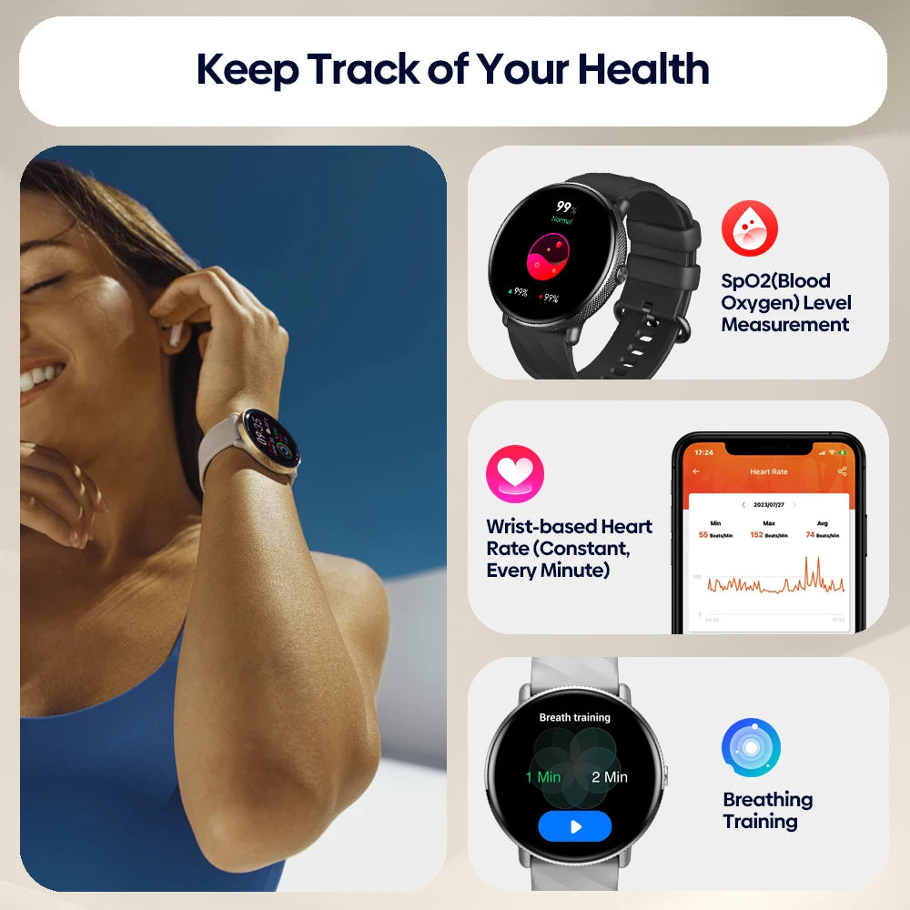 Zeblaze GTR 3 Pro Smart Watch With Voice Calling - Smarsty