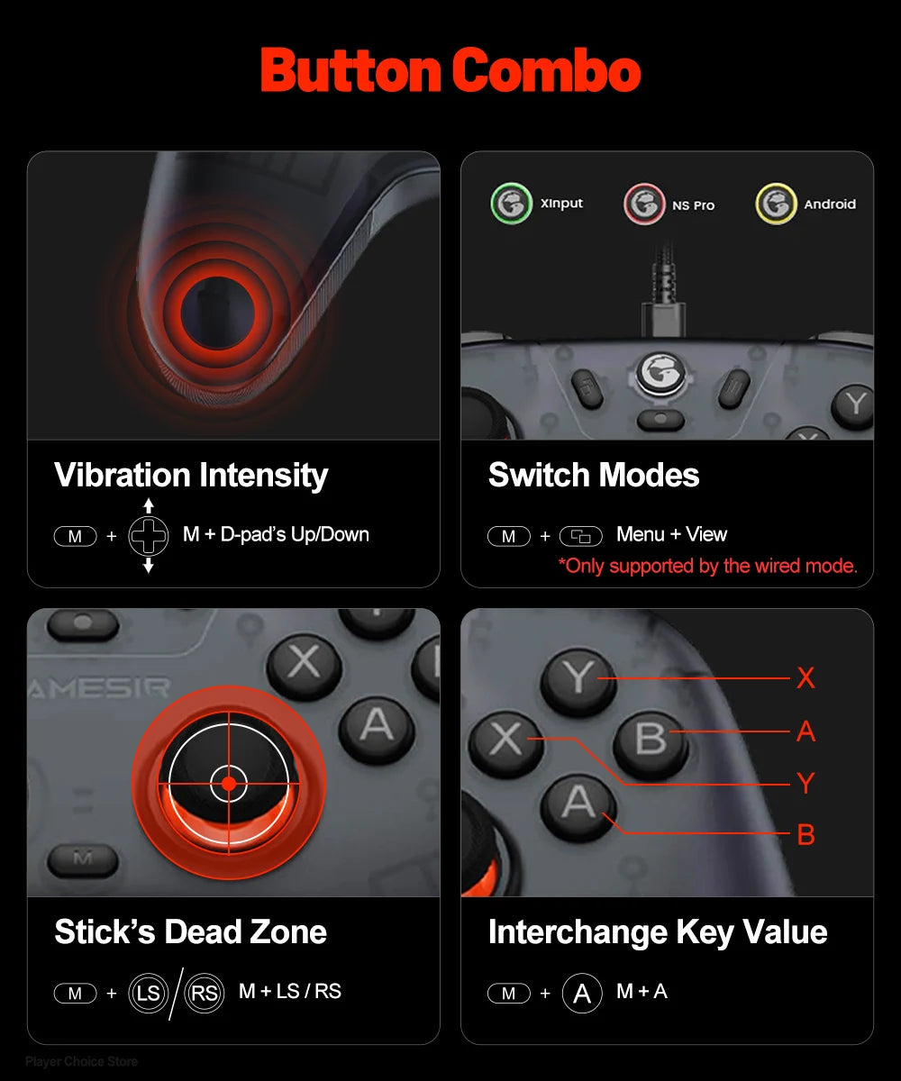 GameSir Nova Lite Gamepad for Nintendo Switch and PC - Smarsty