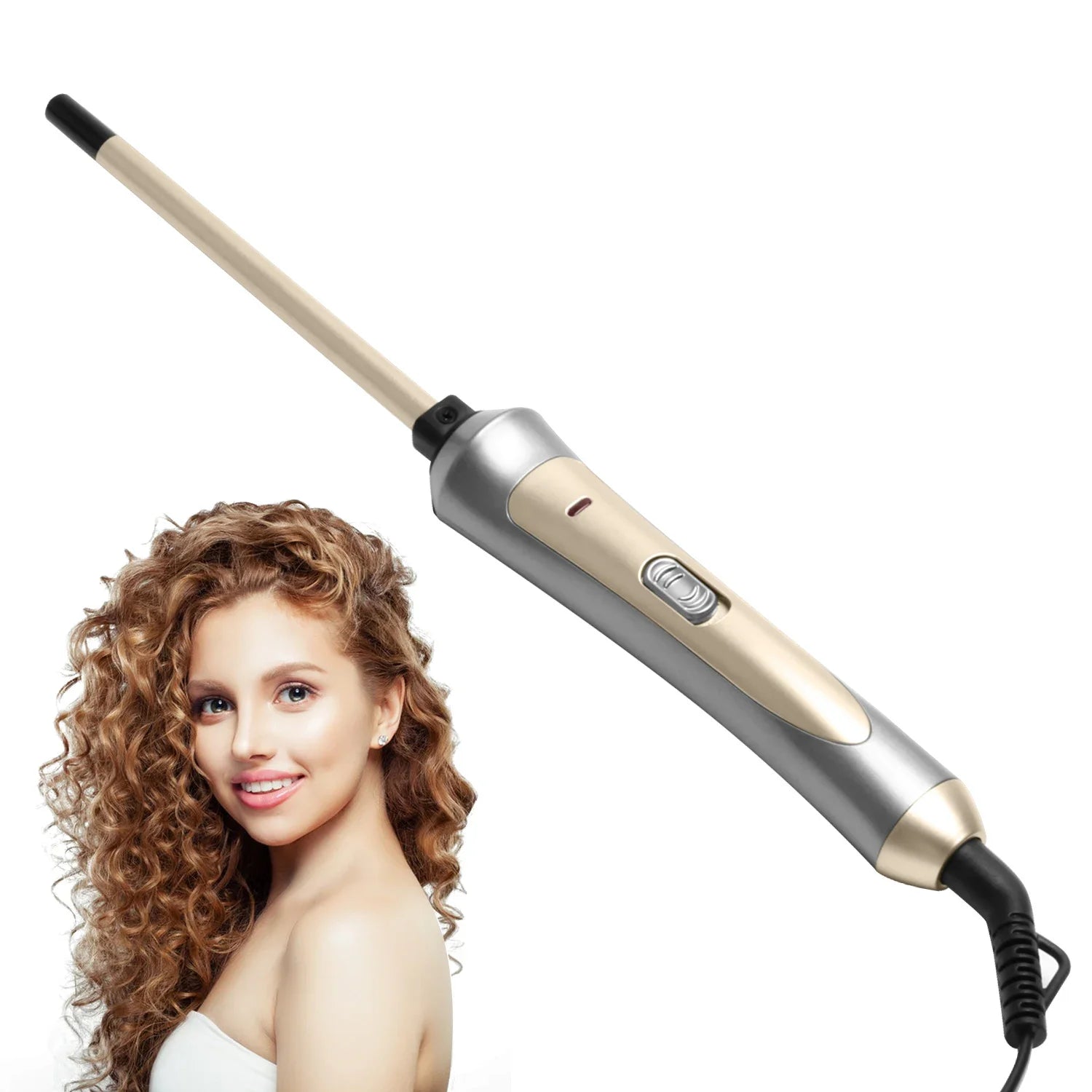 Professional 9mm Hair Curling Iron for Salon Quality Curls - Smarsty