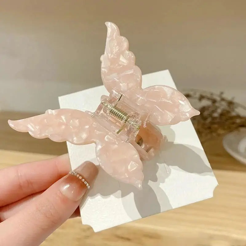 Butterfly Acetate Hair Clip Lightweight Gradient Tie Dye - Smarsty