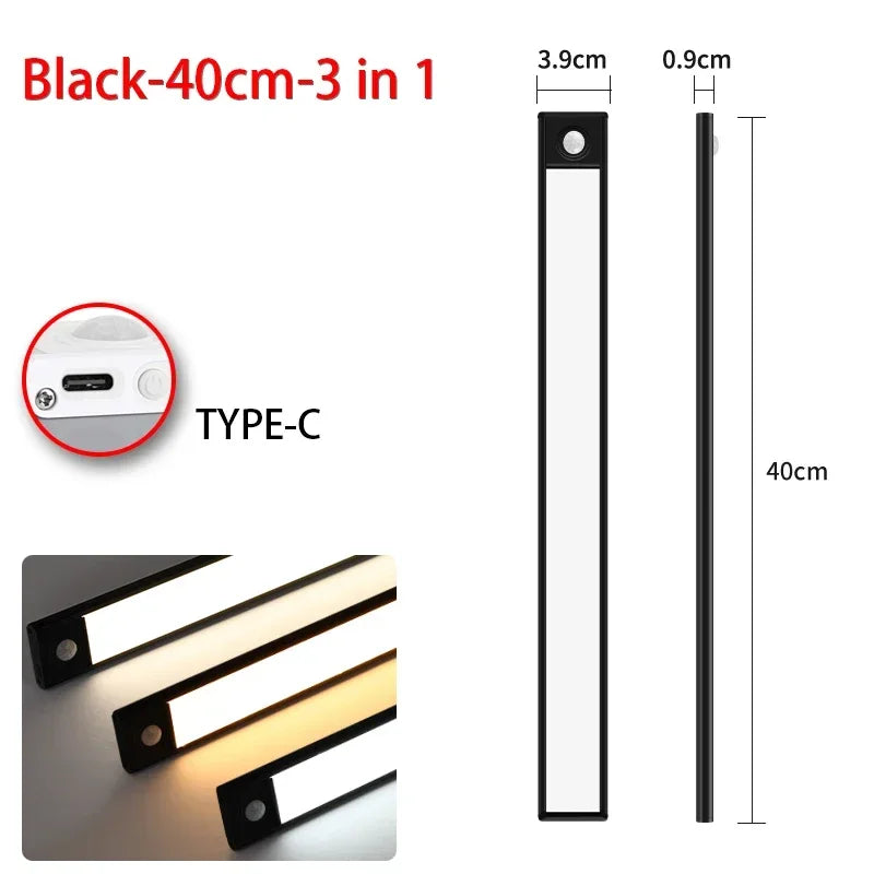 LED Motion Sensor Night Light for Cabinets and Wardrobes - Smarsty