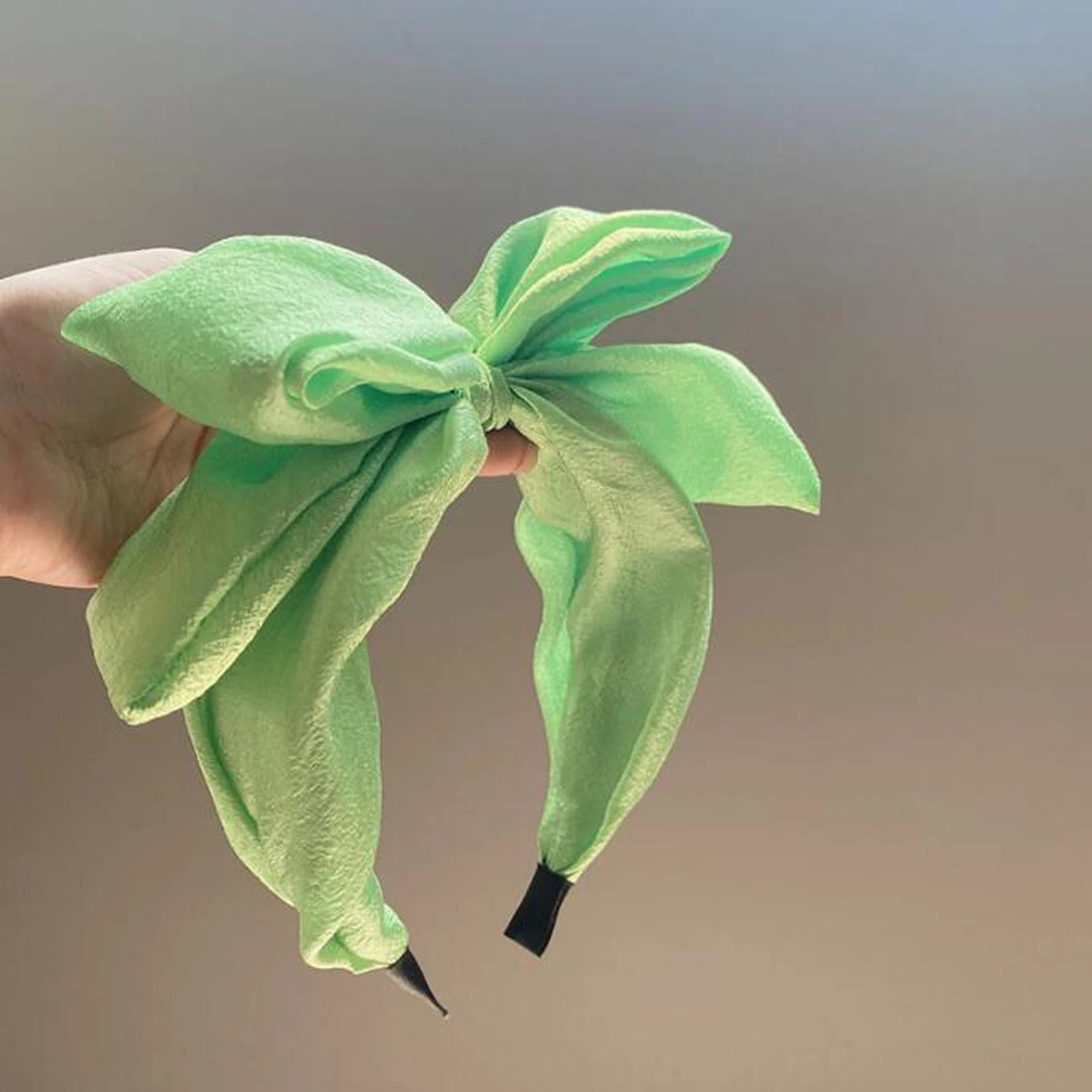 Wide Bow Headband Women Comfortable Soft Stretch Turban - Smarsty