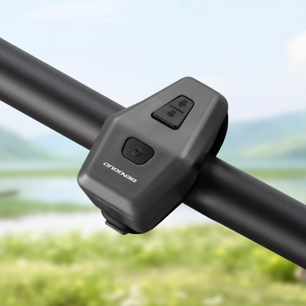 Motorcycle Electric Horn USB Rechargeable Bike Warning Safety Bell Waterproof Electronic Bicycle Horn for Mountain Road Bike