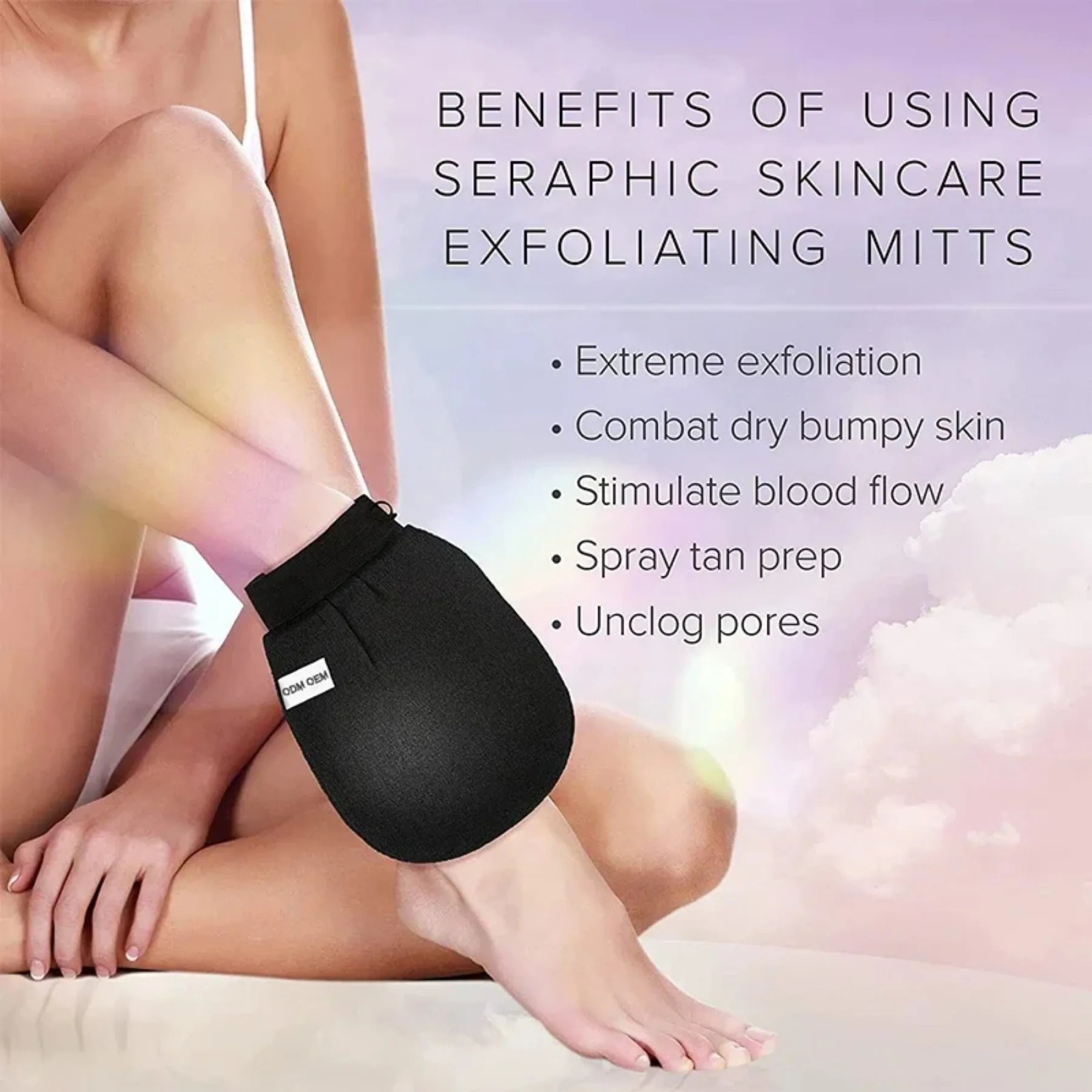 Exfoliating Bath Scrub Gloves for Smooth Skin - Smarsty