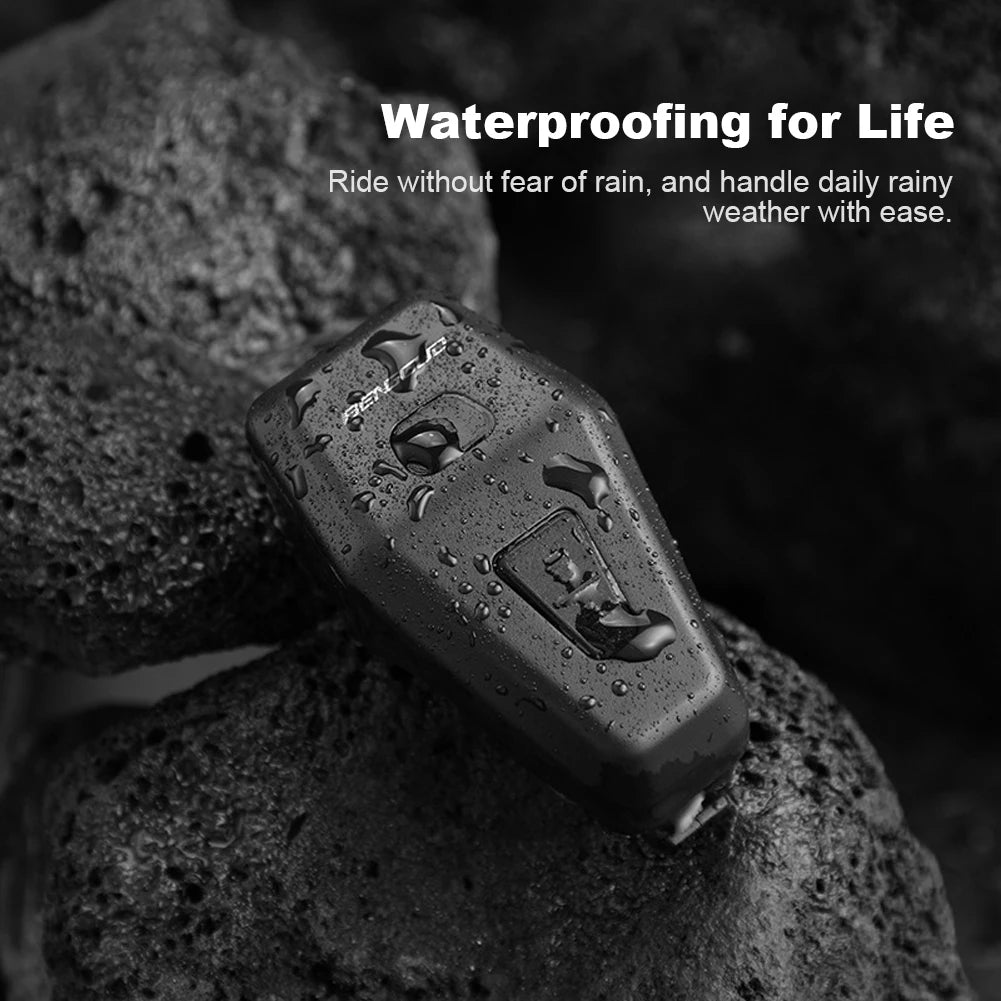 Motorcycle Electric Horn USB Rechargeable Bike Warning Safety Bell Waterproof Electronic Bicycle Horn for Mountain Road Bike