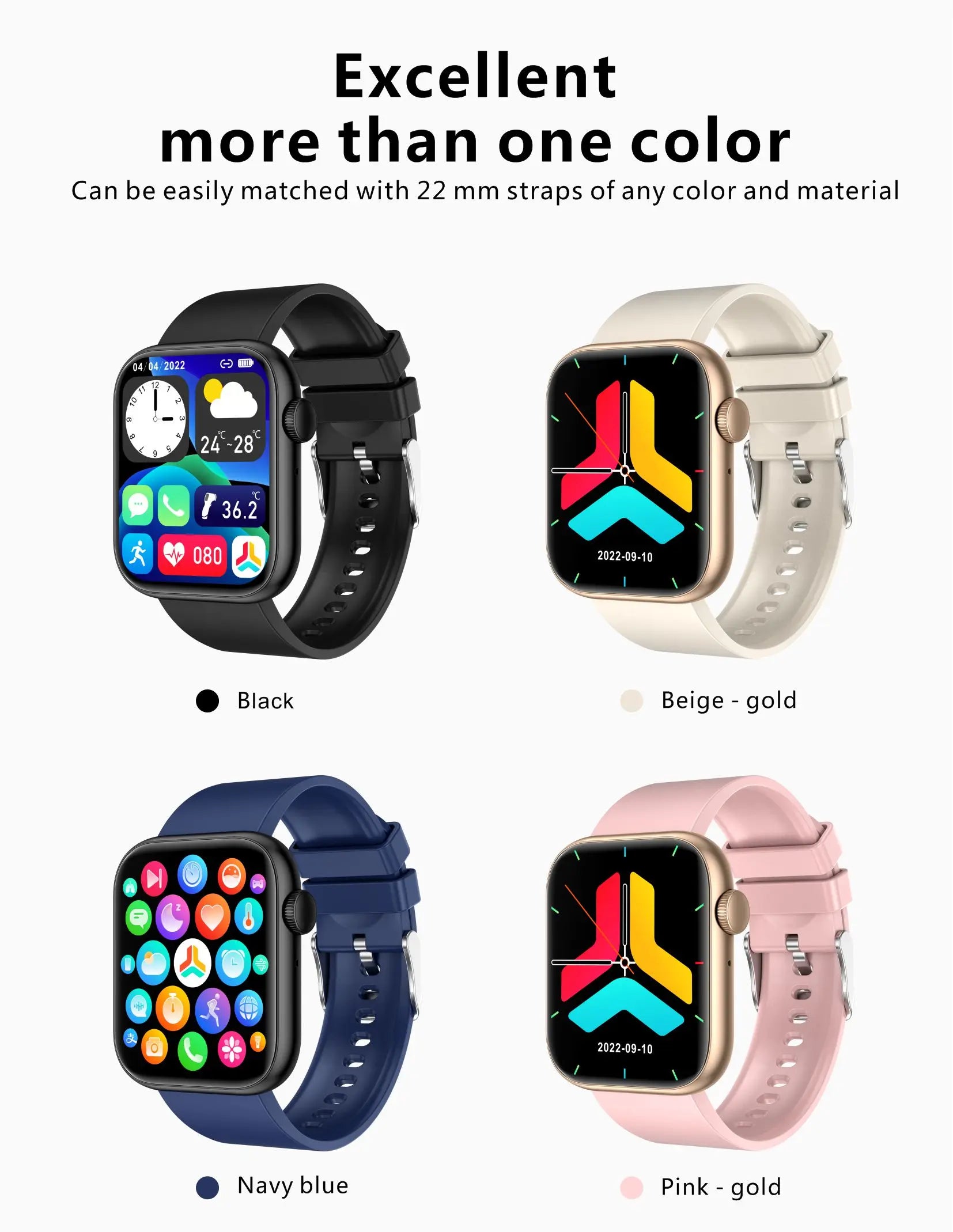 LIGE Smart Watch for Women with Bluetooth and Waterproof Design - Smarsty