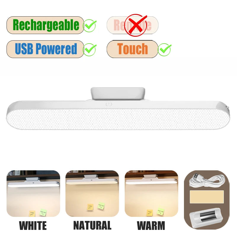 LED Desk Lamp with Three-Speed Dimming for Students - Smarsty