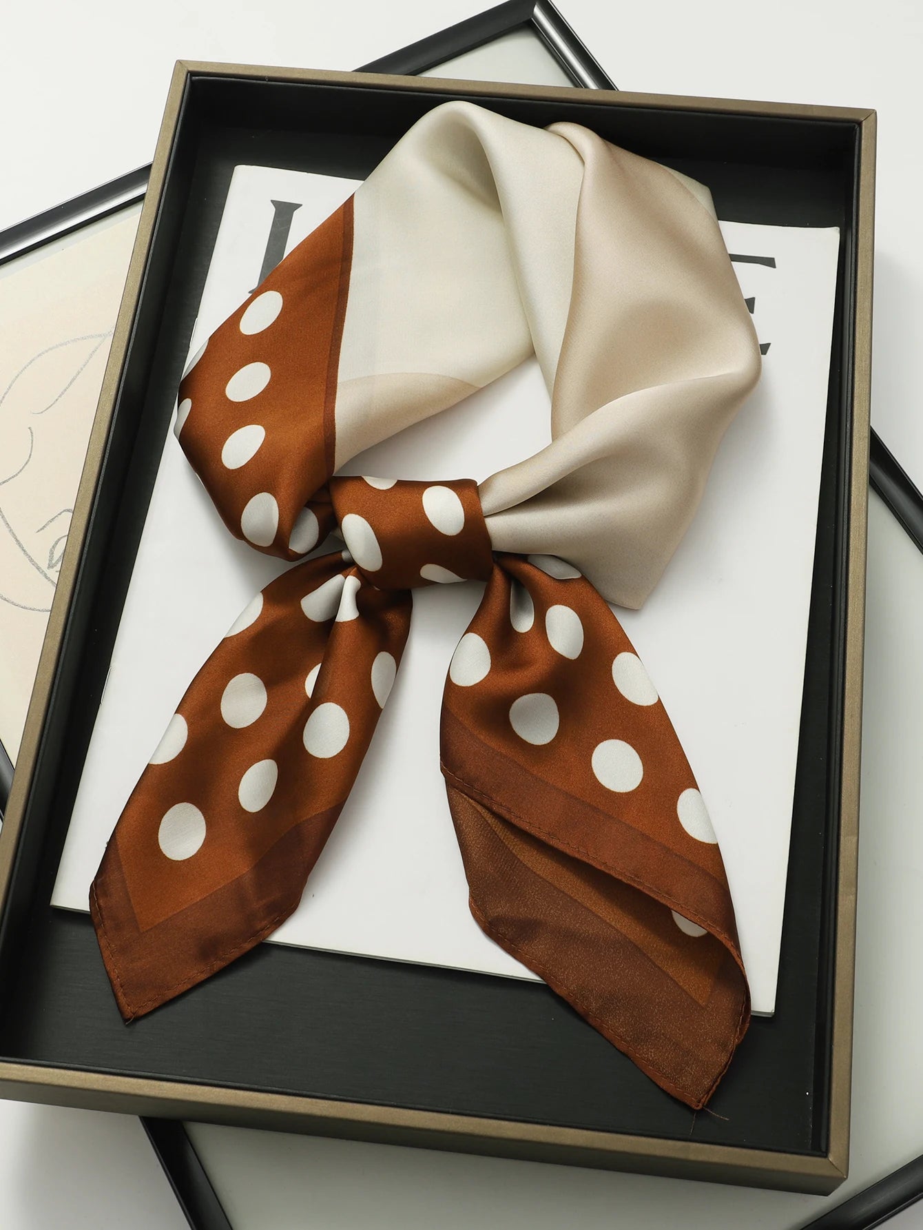 Luxury Silk Satin Scarf for Women with Sun Protection - Smarsty