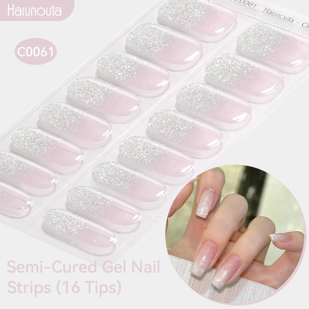 Gradient Auroras Gel Nail Strips for Easy DIY Manicure - Smarsty
